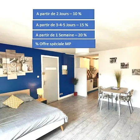 Hyper-centre 30 M2 Calme Cour Interieure Velos Entier *
